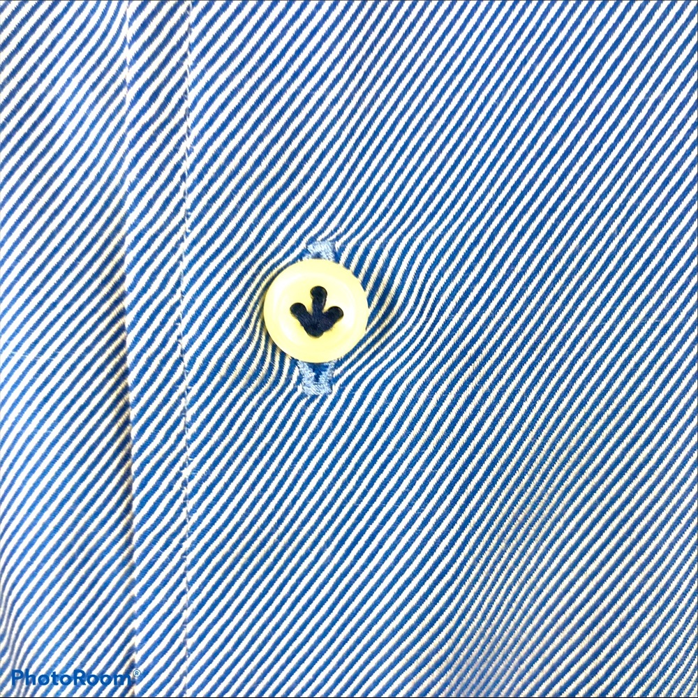 Peter Millar Blue Button Down W/Checked Cuffs - image 5